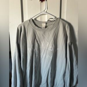 H&M Gray Crew Neck Sweater